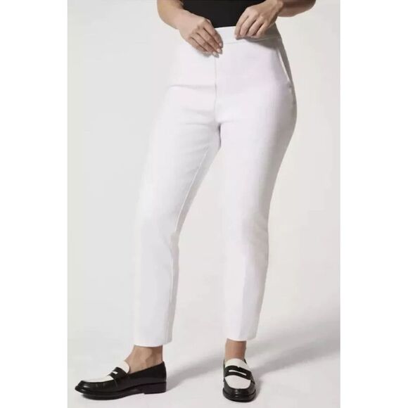 Spanx On-the-Go Slim Straight Ankle Pant 20372Q Classic White XL/XG/TG - Picture 1 of 12